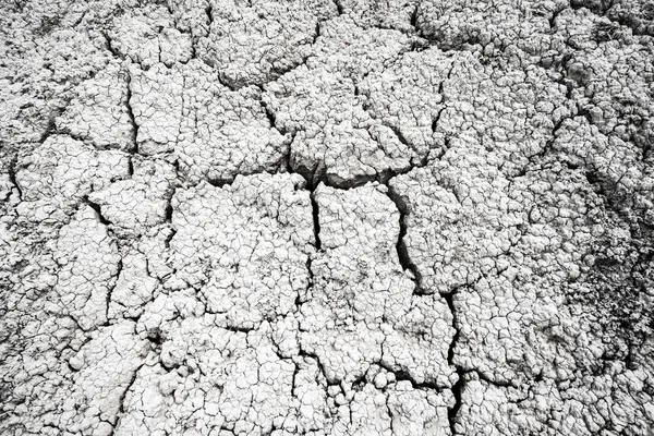 Torkad och sprucken öken mark textur bakgrund — Stockfoto
