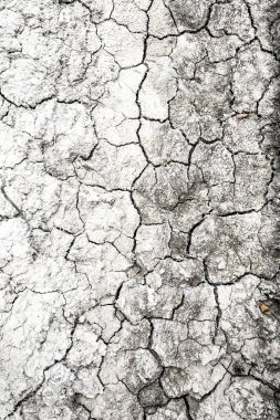 Kurutulmuş ve kırık çöl zemin dokusu arka plan