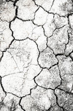 Kurutulmuş ve kırık çöl zemin dokusu arka plan