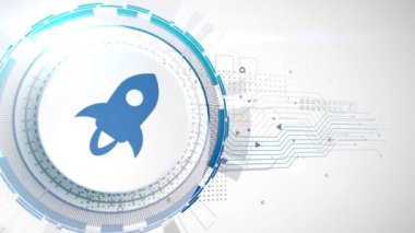 yıldız lümenler cryptocurrency simgesi animasyon beyaz dijital unsurlar teknoloji arka plan