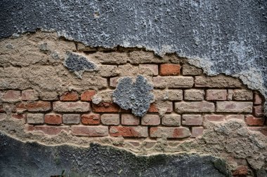 Kırmızı tuğla duvar dokusu beton arka plan yapısı