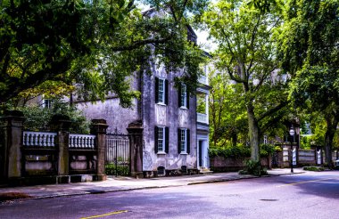 Charleston Sc Tarihi Şehir Merkezi.