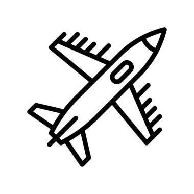 Çizgisel tarzda gökyüzü vektörüyle uçan yönetimsel düzlem