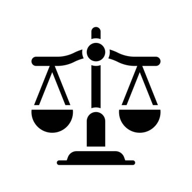 somut tasarımda idari adalet veya yüksek mahkeme skalası vektörü