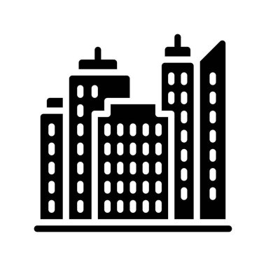 idari yüksek mahkeme veya kamu binalarının katı tasarım vektörü