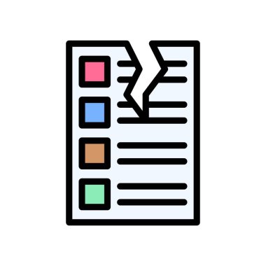 Seçimle ilgili metni crack oy sayfasında düzenlenebilir vuruşlu kutu vektörü ile birlikte