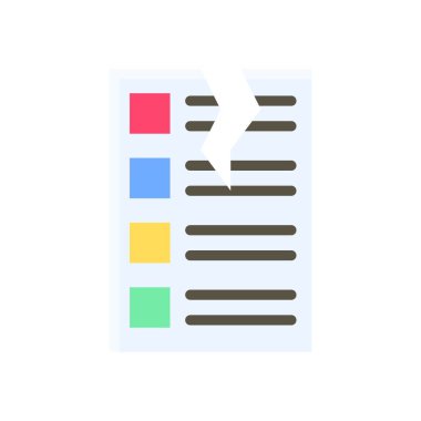 Seçimle ilgili metni crack oy sayfasında düz biçimdeki kutular vektörü ile birlikte