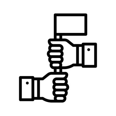 Adaylarda seçimlerle ilgili bayrak Doğrusal tarzda rekabet vektörü için kullanılıyor