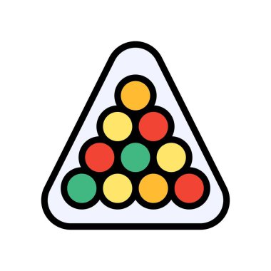 Boş zaman ilgili bilardo topları düzenlenebilir vuruş ile vektör oynamaya hazır