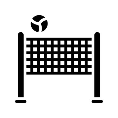 Top ile serbest zaman voleybol topu ve sağlam tasarım vektörü