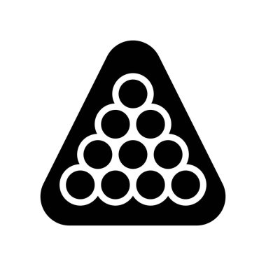 Boş zaman ile ilgili bilardo topları katı tasarım içinde vektör oynamaya hazır