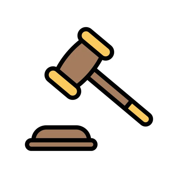 Administrative Related Judg Hummer High Court Vector Editable Stroke — Stock Vector