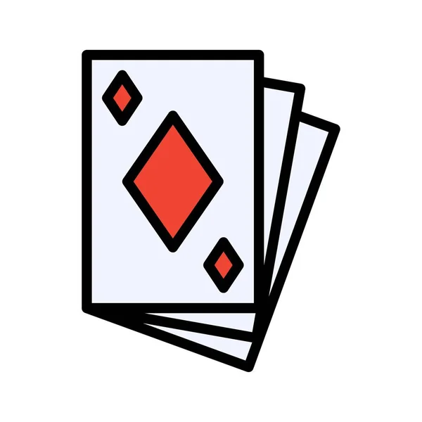 Tiempo Libre Juego Cartas Relacionadas Con Tres Tarjetas Vector Con — Vector de stock