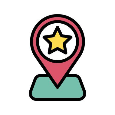 Törenle ilgili geçit yeri rozeti, düzenlenebilir felçli geçit töreni vektörünün yeri.