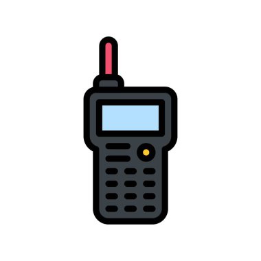 düğmeli polis telsizini ve düzenlenebilir felçli spekar vektörünü protesto et