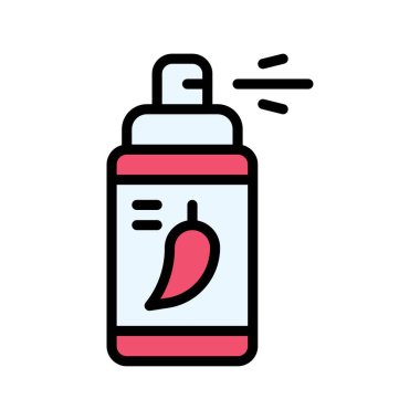 Düzenlenebilir felçli kırmızı kağıt vektörlü protestoyla ilgili polis kağıt spreyi