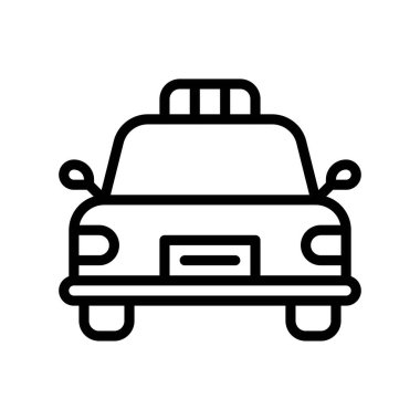 Işıklı ve ayna vektörlü polis aracını çizgisel olarak protesto et