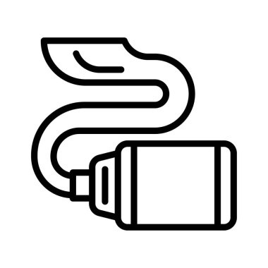 protestoya bağlı polis göz yaşartıcı gaz silindirini doğrusal olarak gaz kabarcıkları vektörü ile protesto et