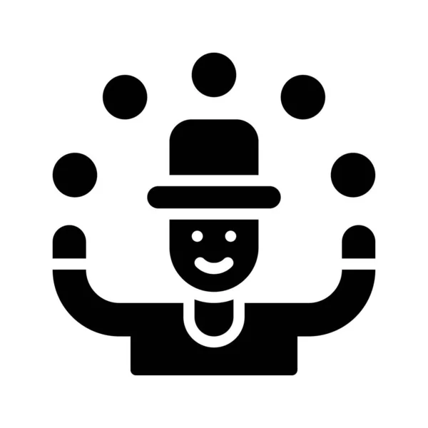 パレード関連のマジックボーイと帽子とボールベクトルをしっかりデザイン — ストックベクタ