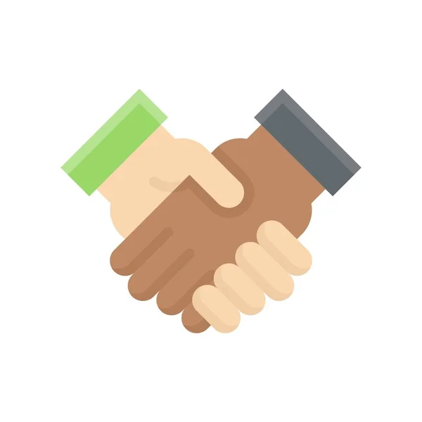 Protest Related Hand Shake Cuff Vector Flat Style — Stock Vector