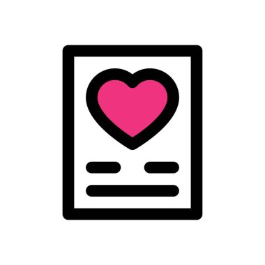 Düğün kartı vektöründe düzenlenebilir felçli aşk ve düğünle ilgili kalp.