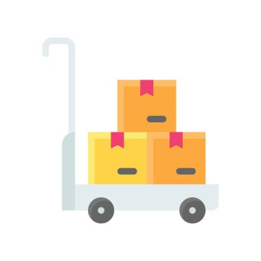 Kara Cuma, düz tasarım için hediye vektörü tramvayı ile ilgili