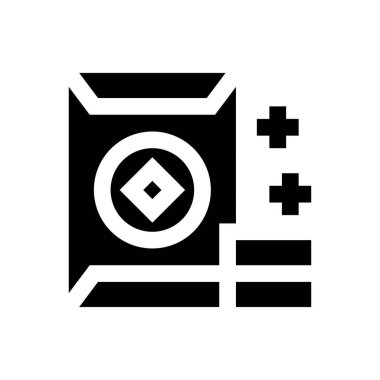 Çin 'in yeni yıla ilişkin zarfında madeni para vektörü ve katı tasarım