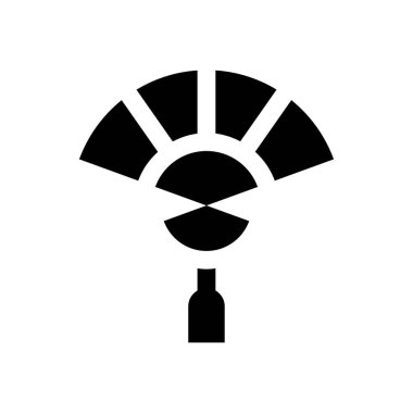 Çin Yeni Yılı 'na bağlı Çin tarzı hayran vektörü katı tasarım