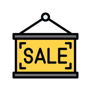 Satış tahtası vektörüyle ilgili tam biçimli kara Cuma