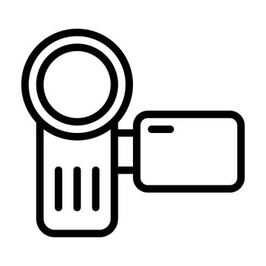 doğum günü ya da yeni doğan bebek kamerasıyla ekran ve flaş vektörler doğrusal biçimdedir