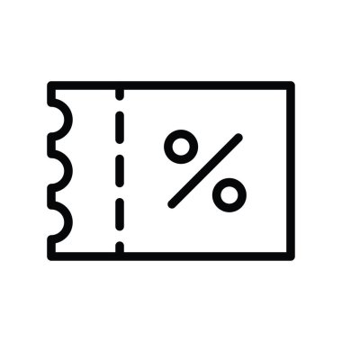 Bilet ve yüzdelik etiketi doğrusal biçimli Kara Cuma vektörü ile ilişkilidir