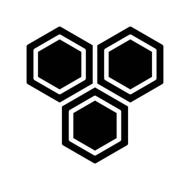 Katı tasarım içinde laboratuar simgesi ile ilgili laboratuvar molekülleri vektörü