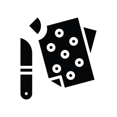 Sanat ve zanaat ilişkili kağıt kesme vektörü katı biçimde