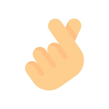 Aşk ve düğünle ilgili el parmakları düz dizayn vektörü