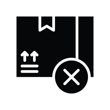 Hediye kutusu ve işaretlenmemiş işaret katı tasarımda Kara Cuma vektörü ile ilişkilidir