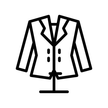 düğün ve aşkla ilgili gelinlik ya da damat elbisesi vektör çizgisel tarzda