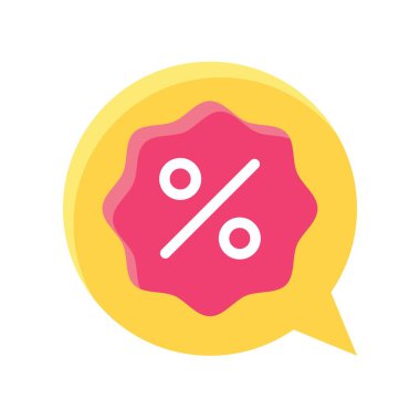 Düz dizaynlı indirimli etiket vektörü ve iletiye bağlı Kara Cuma