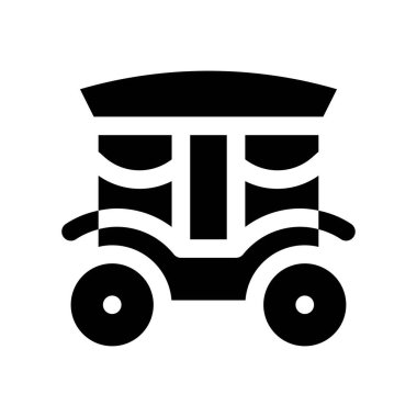 Sevgililer günü aşkı ve romantik taşıma vektörü katı tasarımla