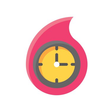 Düz dizaynlı Kara Cuma vektörüyle ilgili kronometre veya zamanlayıcı