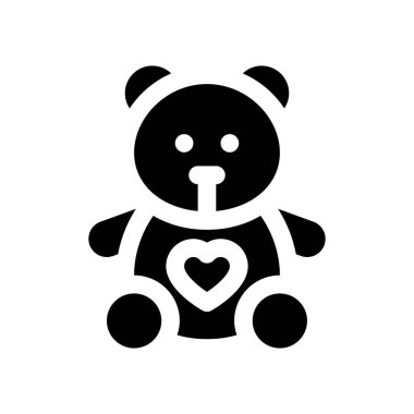 Sevgililer günü aşkı ve aşk oyuncağı kalp vektörü ve sağlam bir tasarımı var.