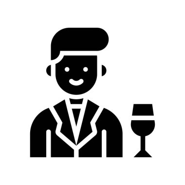 Katı tasarım şarap kadehi taşıyıcı ile düğün ve aşk ilişkili çocuk