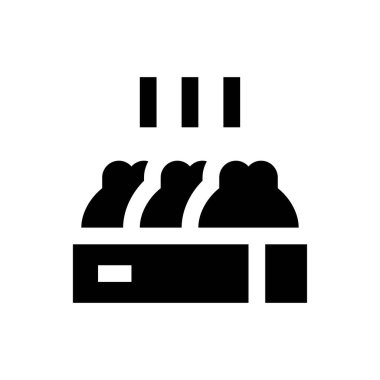 Çin Yeni Yılı 'na ilişkin Dim sum, sağlam tasarımda Trey vektöründe