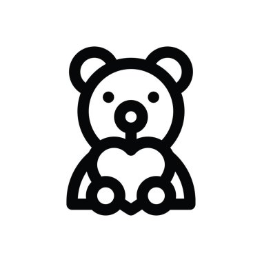 Sevgililer günü kartları, ilgili aşklar ve romantizm, ayıların kalpleri, vektörlerin ellerinde, çizgisel tarzlarda,