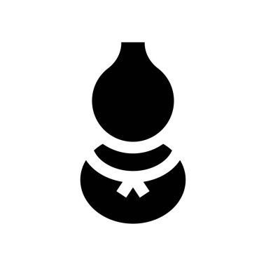 Çin 'de yeni yıla ilişkin Çin kabağı vektörünün katı tasarımı