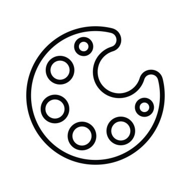 sanat ve zanaat bağlantılı renk paleti vektörü doğrusal veya düzenlenebilir vuruş tasarımı