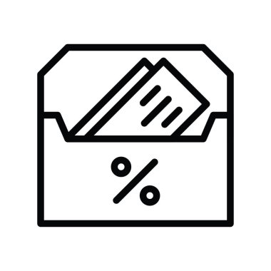 Zarf ile ilgili Kara Cuma ve doğrusal biçimli bilet vektörü