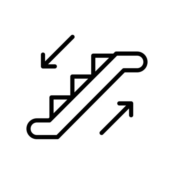 Rolltreppen Symbol Supermarkt Konzept Vektorillustration — Stockvektor