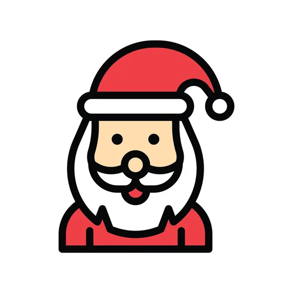 Noël Santa Apparenté Clauses Avatars Avec Des Traits Modifiables — Image vectorielle