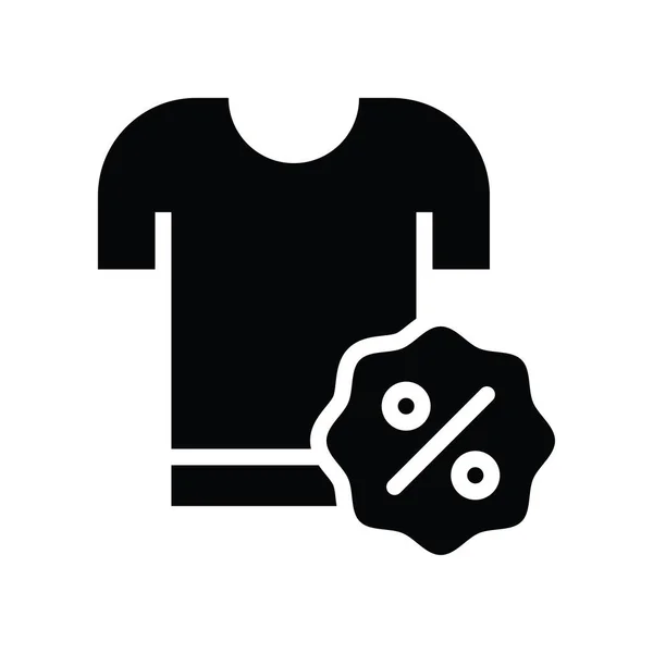 Shirt Rabattanteil Vektor Solid Design — Stockvektor