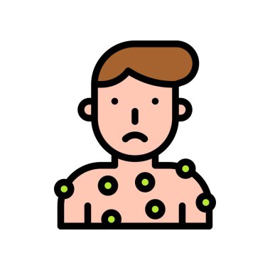 Virüs bulaşması veya koronavirüs ile ilgili deri hastalığı taşıyıcısı